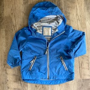 Hanna Anderson Kids 4 Blue Rain/Wind Jacket